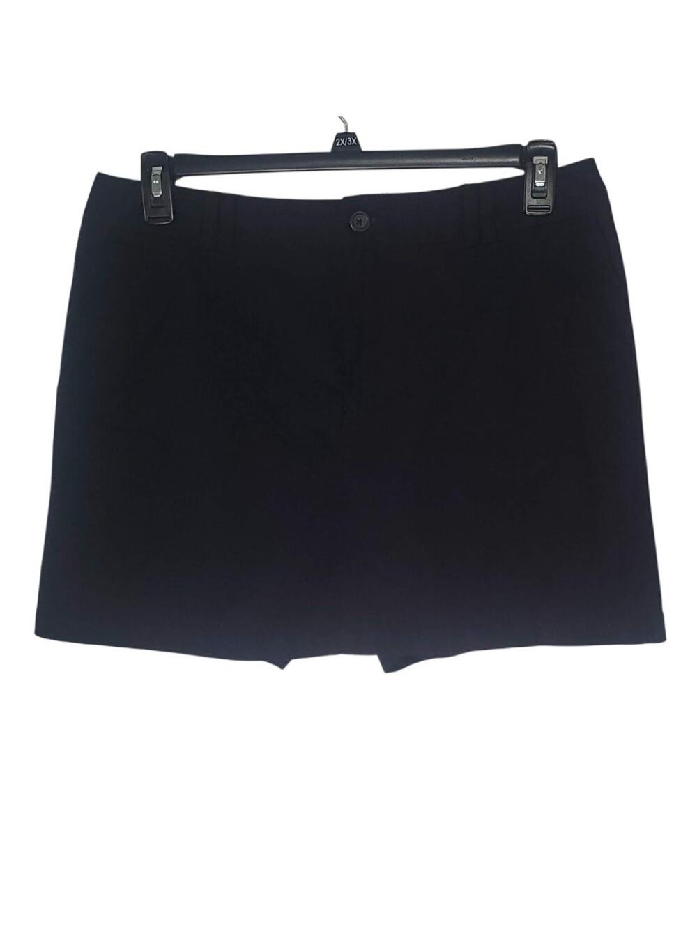 Dockers Black Stretch Cotton Skort Women's Size 12 (35") NWT Preppy Golf